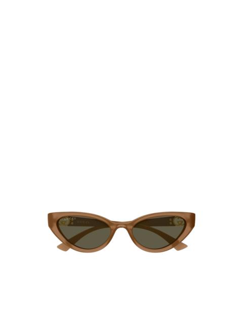 GUCCI interlocking G cat-eye sunglasses