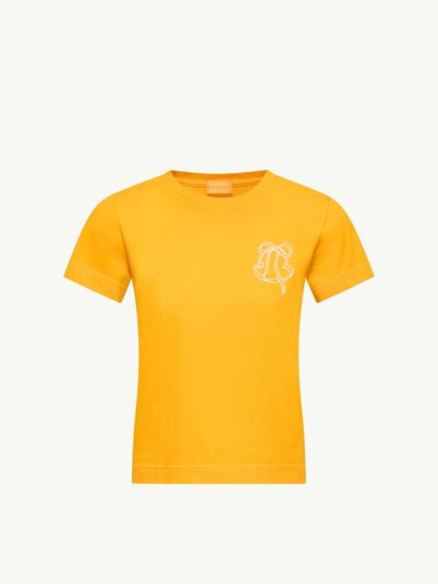 Moncler Embroidered Logo Cotton T-Shirt
