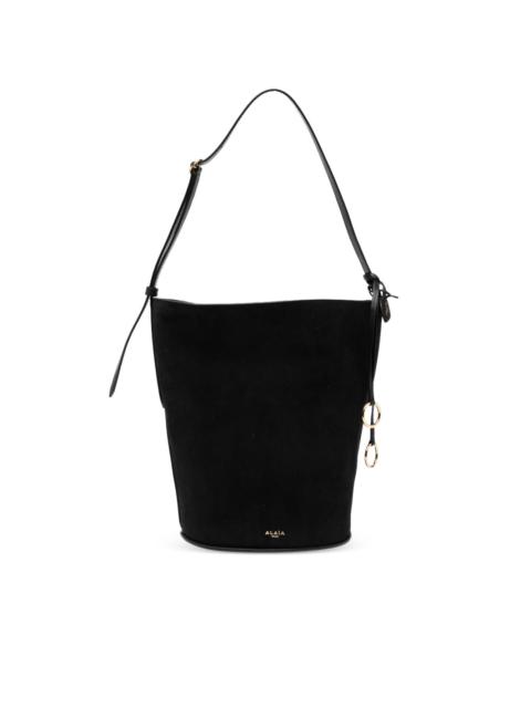 Alaïa ring detail bucket shoulder bag