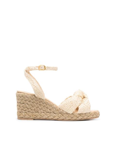 Stuart Weitzman padded wedge espadrilles