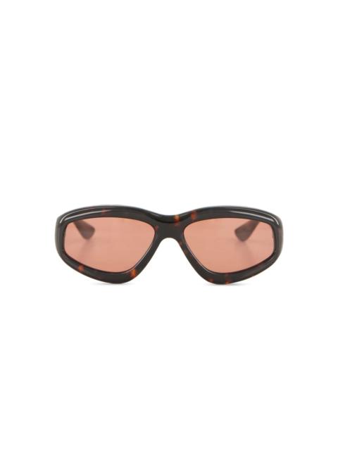 PORT TANGER Irfan tortoiseshell geometric sunglasses