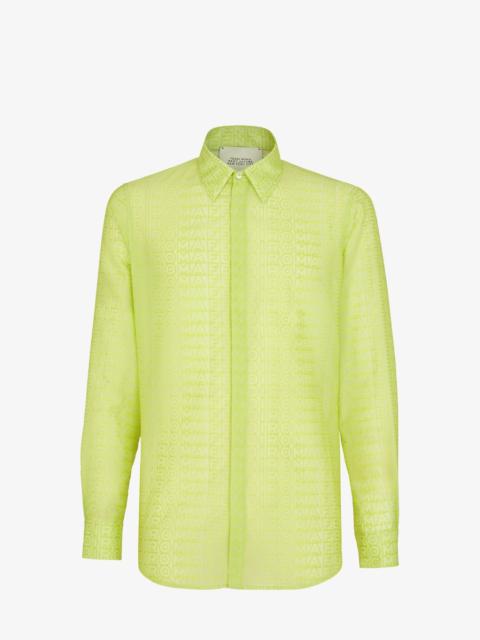 FENDI Regular-fit shirt with Italian-style collar. Concealed closure with buttons. Part of the Fendi by Ma