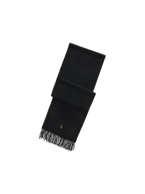 Polo Ralph Lauren fringed-edge cashmere scarf