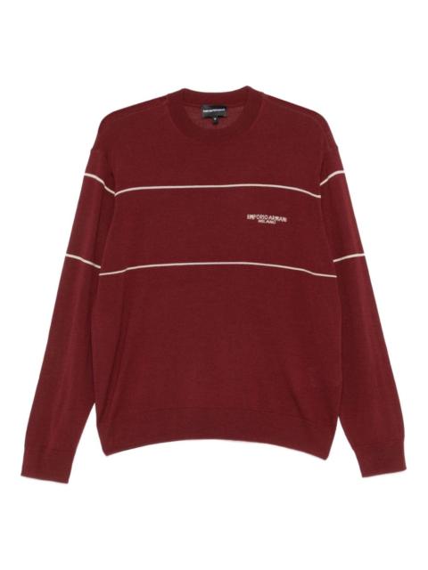 EMPORIO ARMANI striped sweater