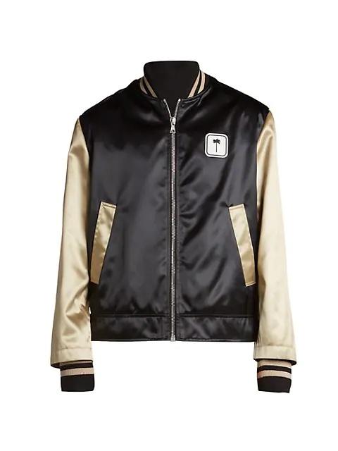 Palm Angels Satin Varsity Jacket