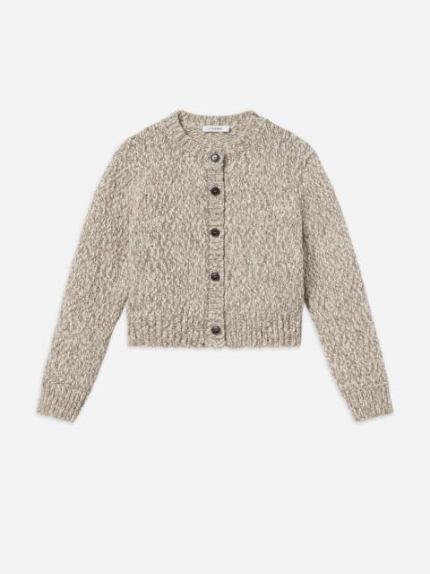 Marl Cardi Sweater in Cream Multi