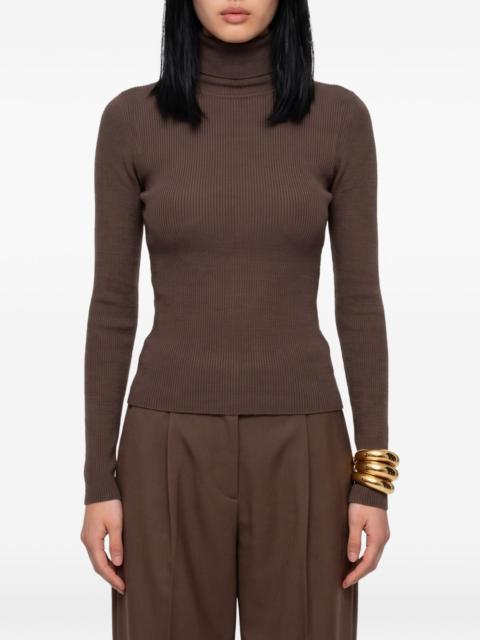 Max Mara ribbed-knit turtleneck sweater