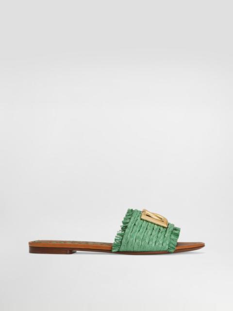 Dolce & Gabbana Raffia slippers