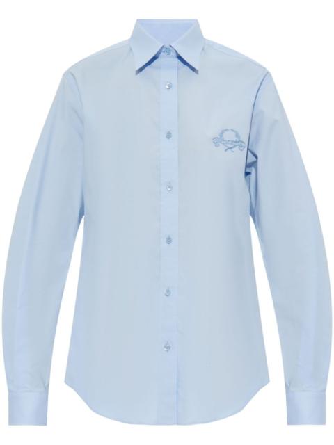 Moschino embroidered logo shirt