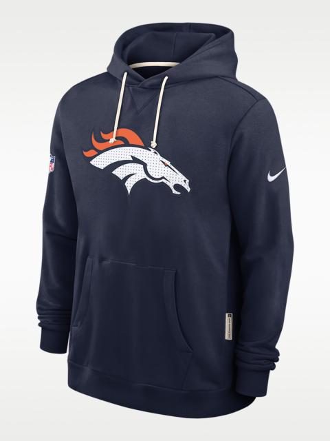 Nike Denver Broncos Initial Home Sideline Men's Nike Dri-FIT NFL Pullover Hoodie