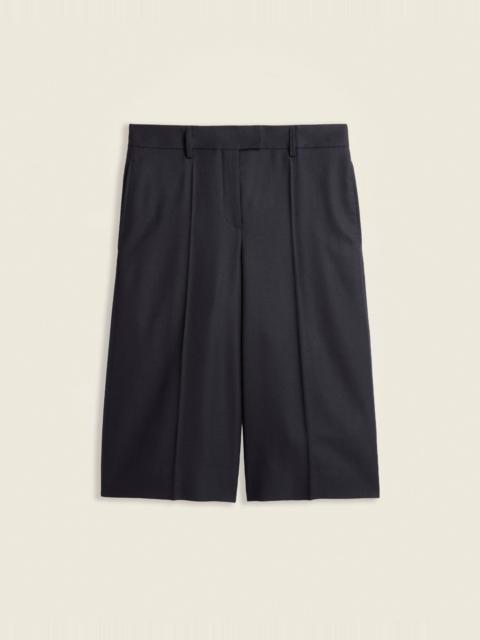 SLOWEAR Straight-fit Bermuda shorts in natural-stretch wool