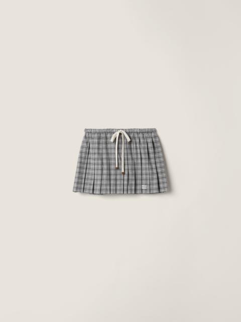 Miu Miu Flannel skirt