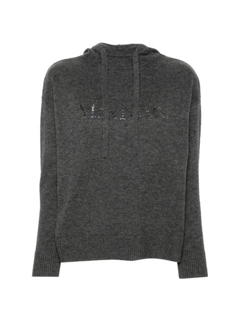 crystal-logo hoodie