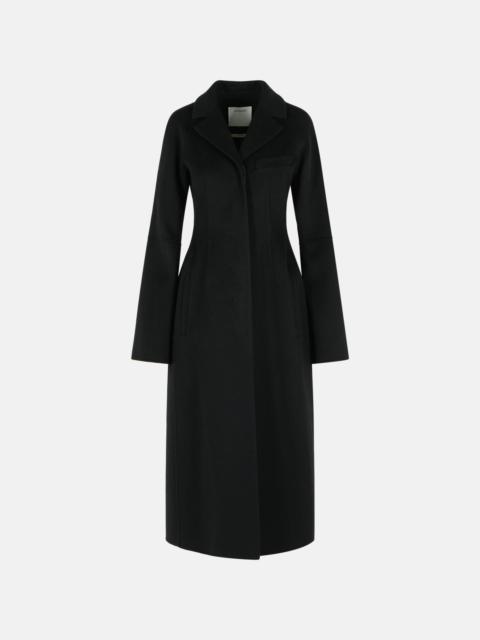 Sportmax 'DANZATO' BLACK VIRGIN WOOL COAT