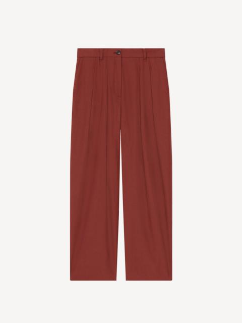 KENZO Cropped pleated trousers