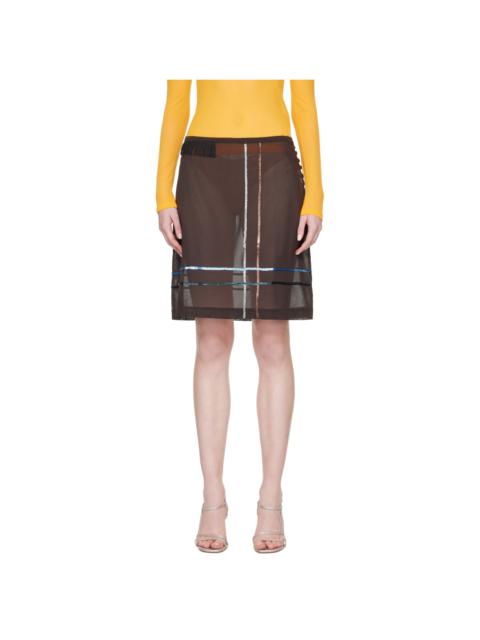 paloma wool Brown Meridiana Midi Skirt