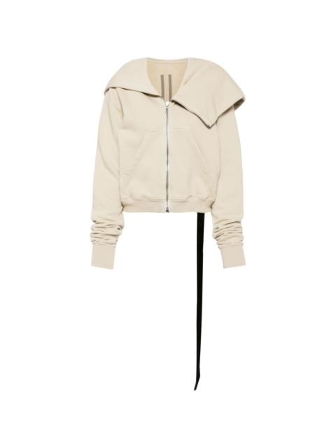 Rick Owens DRKSHDW zip-up cotton hoodie