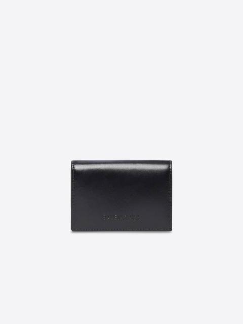 BALENCIAGA Men's Essential Mini Wallet in Black
