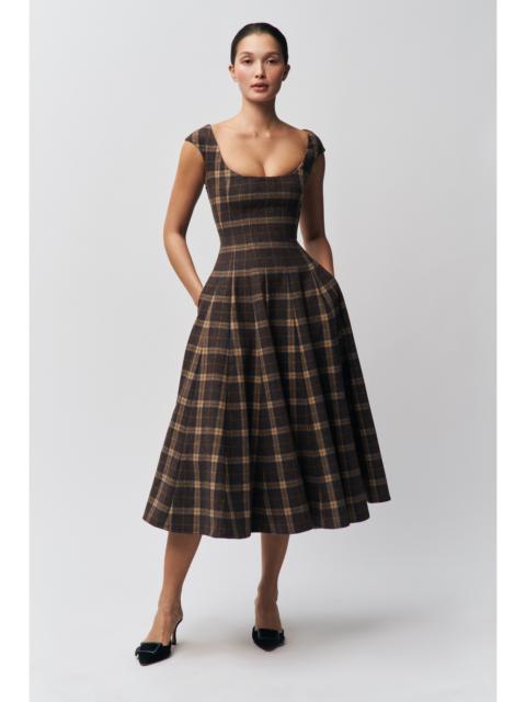 GUIZIO LEILA TARTAN DRESS