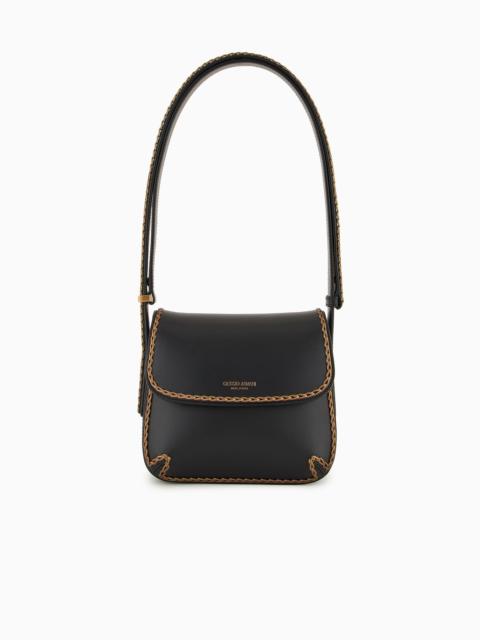 GIORGIO ARMANI La Prima leather bag with threading