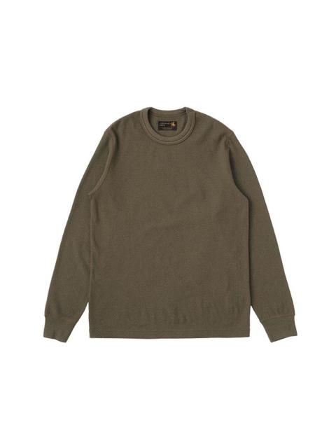 visvim MIL KNIT THERMAL L/S KHAKI