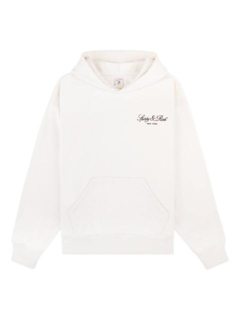 Sporty & Rich Vendome Script pouch hoodie