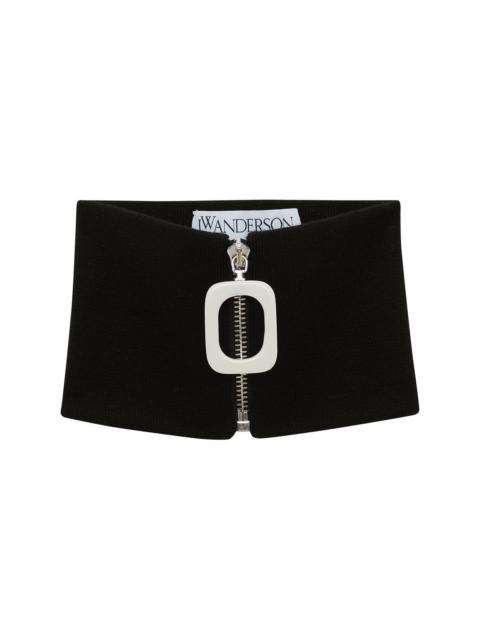 JW Anderson JWA zip-up neckband