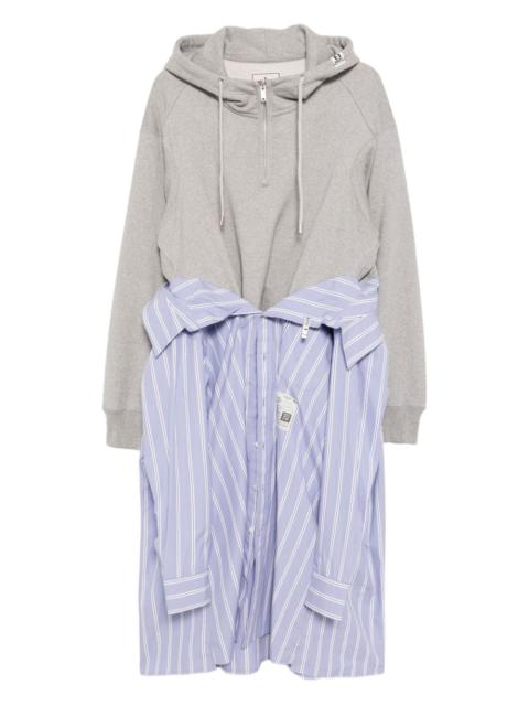 Maison MIHARAYASUHIRO Shirt combined hoodie dress