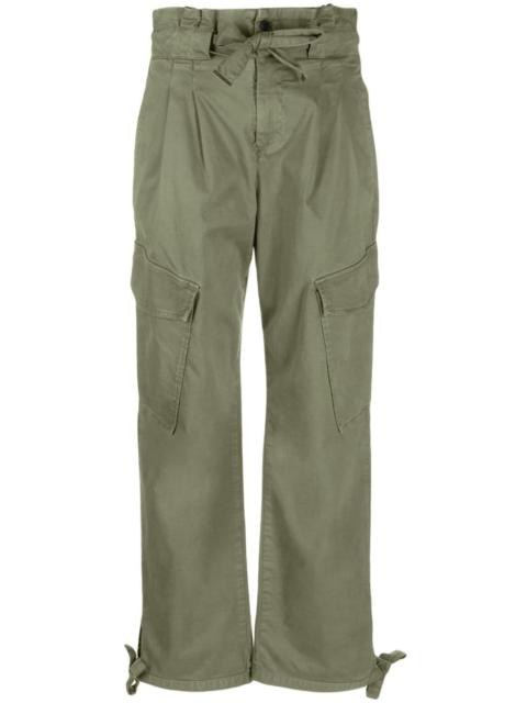 PINKO straight-leg stretch-cotton cargo trousers