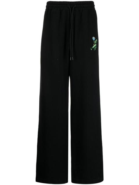 Off-White Alien logo print track pants