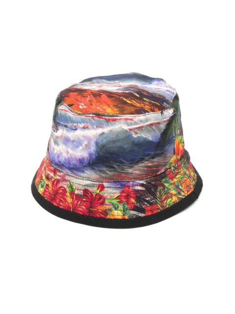 PHILIPP PLEIN Hawaii reversible bucket hat