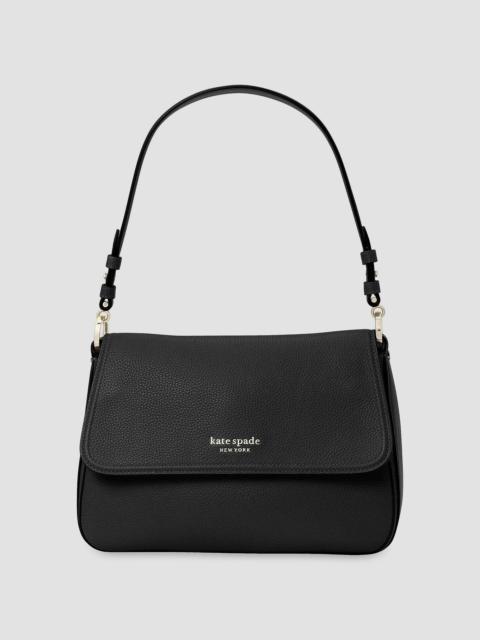 kate spade Women's Hudson Convertible Leather Shoulder Bag - Black