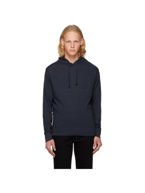 Navy Classic Flame Hoodie