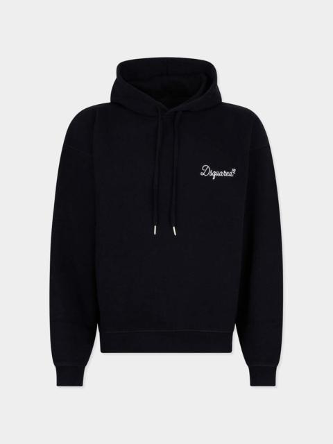 DSQUARED2 D2 SIGNATURE RELAX FIT HOODIE