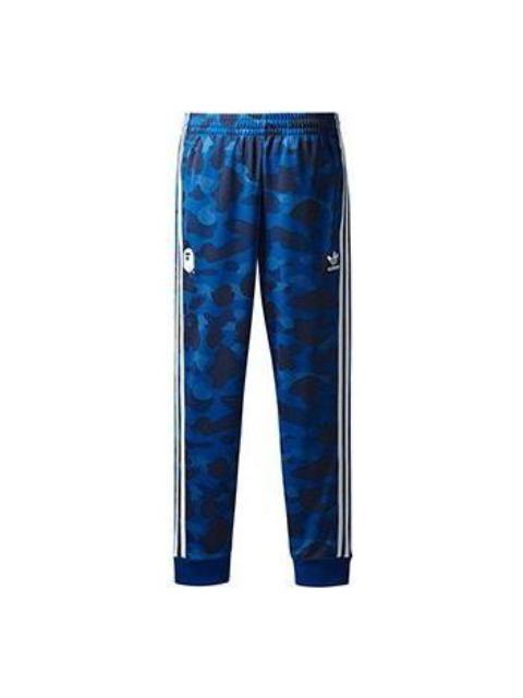adidas adidas x A Bathing Ape adicolor Track Pants 'Blue' BAPE-FW18-007