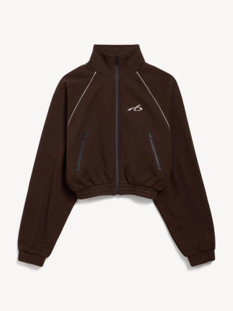 BALENCIAGA Women's Techwear Tracksuit Jacket in Moka