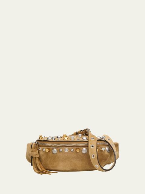 Valentino Men's Nellcote Suede Belt Bag