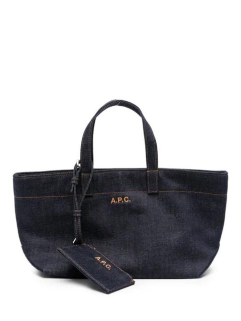 A.P.C. A. P.C. Shoulder Bag Small "Le Drummer Toile"