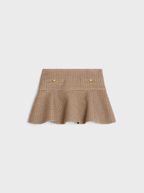 ミニスカート CELINE | MINI SKIRT IN DOUBLE HOUNDSTOOTH WOOL Kfashionsin on X: 