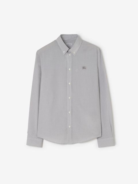 Burberry Classic Fit Gingham Cotton Shirt