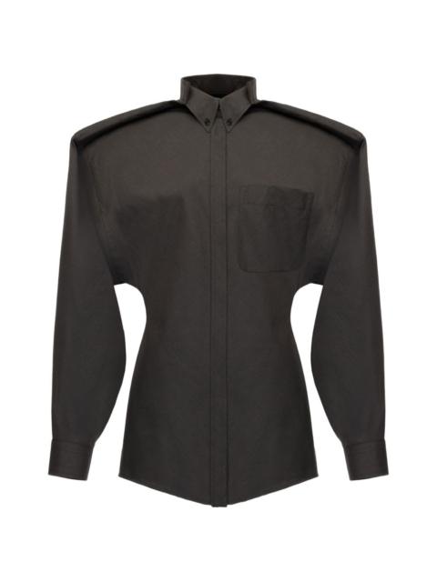 SITUATIONIST button balloon sleeve shirt