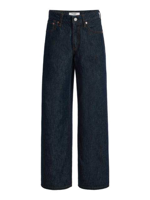 MOUSSY VINTAGE Jay Rigid Mid-Rise Straight-Leg Jeans