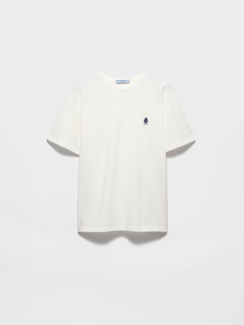 Prada Garment-dyed jersey T-shirt