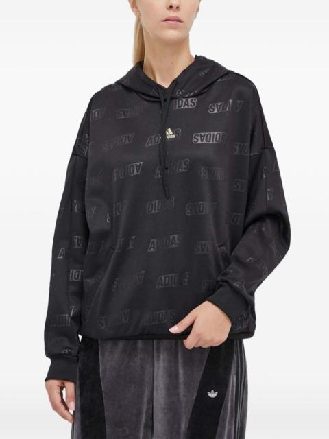 adidas logo-print hoodie