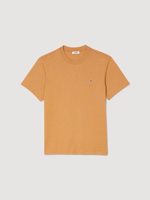 Sandro T-SHIRT WITH SQUARE CROSS PATCH