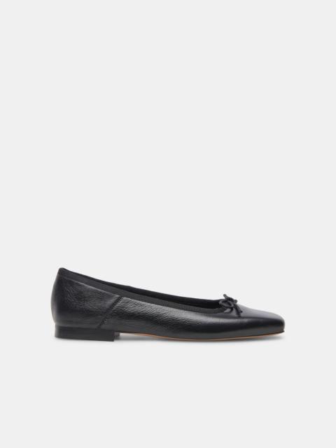 dolce vita ANISA BALLET FLATS BLACK LEATHER