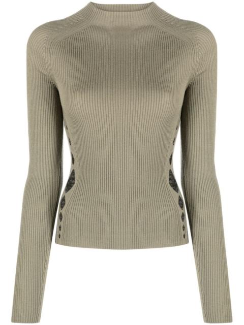 Dion Lee Snake Diamond Skivvy wool jumper