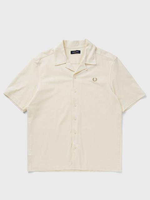 Fred Perry Woven Mesh Revere Collar Shirt