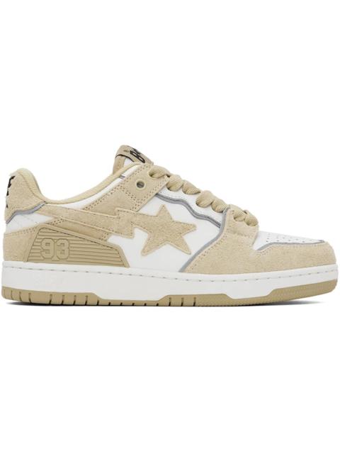 A BATHING APE® A Bathing Ape Bape SK8 Sta Beige Suede