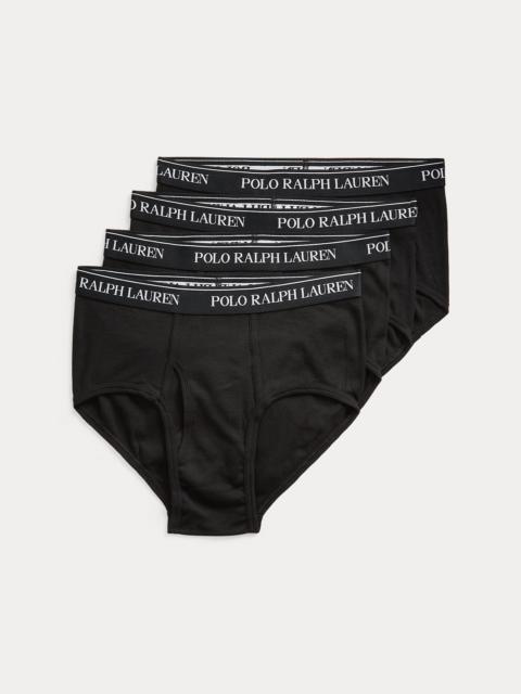 Polo Ralph Lauren Cotton Wicking Mid-Rise Brief 4-Pack